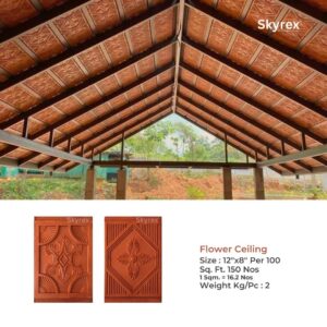 Terracotta Clay Ceiling Tile